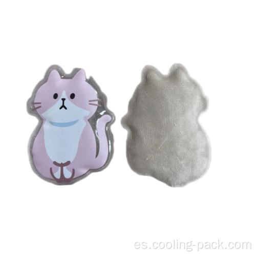 Paquete de hielo de regalo de dibujos animados de gato